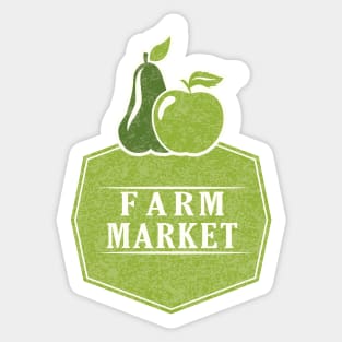 Farm Market Sticker